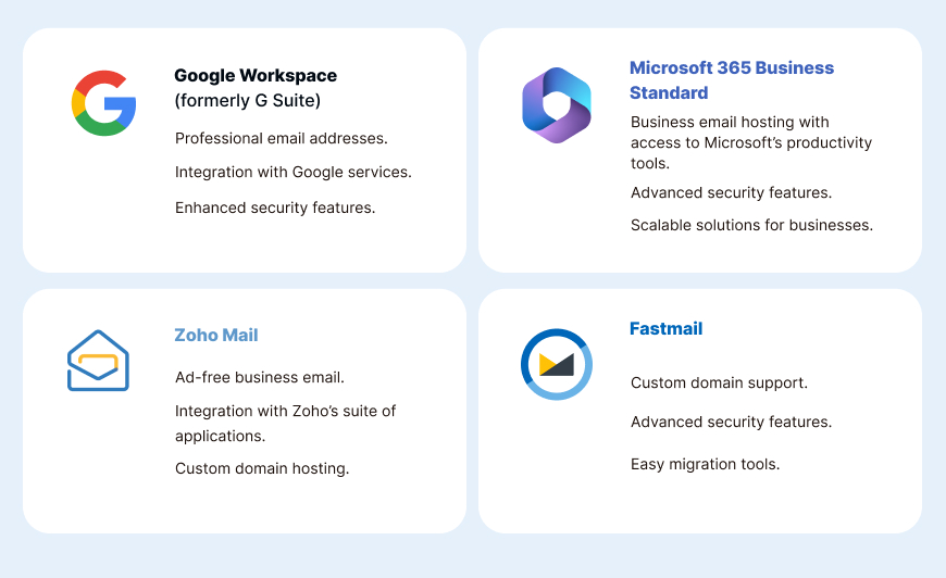 Business Email Providers