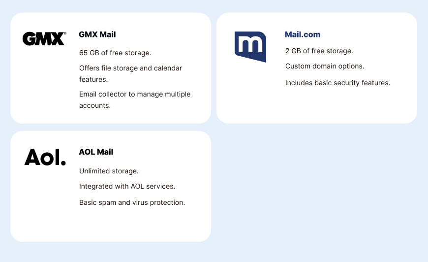 Free Email Providers